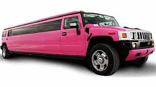 Luxury H2 Hummer Stretch Limousine: Available in Pink, Black and White